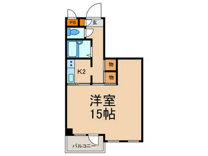 アスパ小石川(1K/3階)の間取り写真