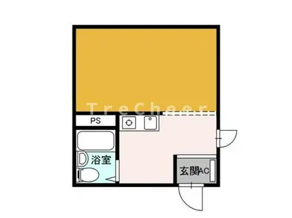 エールーム(ワンルーム/3階)の間取り写真