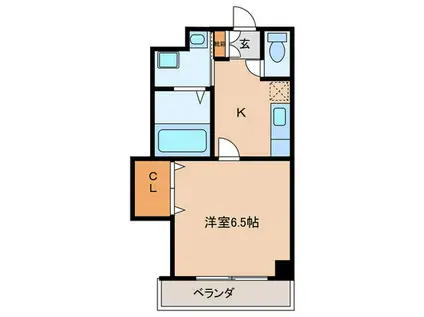 MAISON DE AVAIL IV(1K/4階)の間取り写真