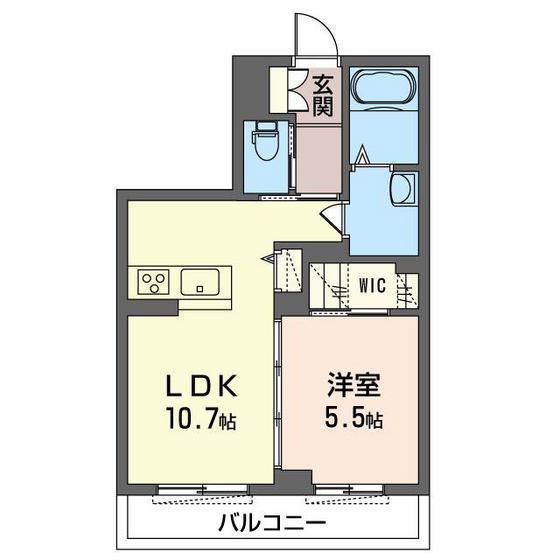 グランメゾン(1LDK/1階)の間取り写真