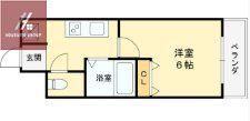 SEPTILE佐堂(1K/1階)の間取り写真