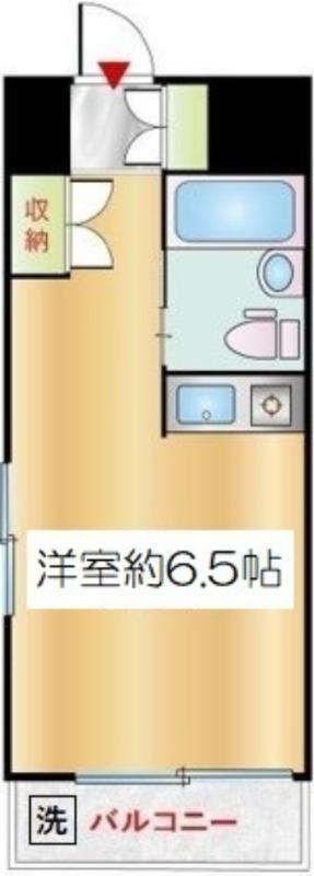 セザール第3綱島(ワンルーム/3階)の間取り写真