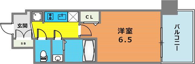 ARTIZA王子公園D.C(1K/9階)の間取り写真