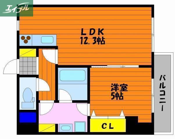 OWLSTYLE KANDACHO(1LDK/7階)の間取り写真