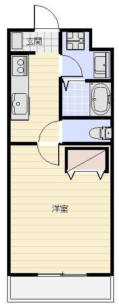 マンションセイバー(1K/3階)の間取り写真