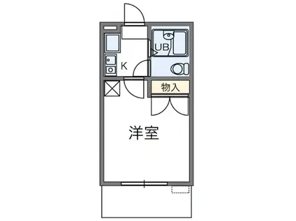 レオパレス源(1K/3階)の間取り写真