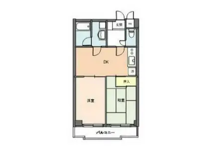 DR-HOMES荻窪(2DK/3階)の間取り写真