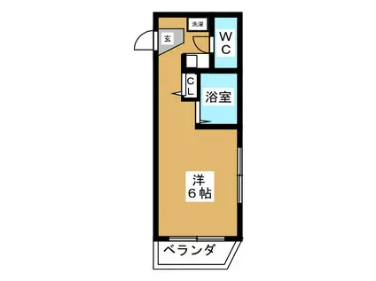 IL PORTO YOKOHAMA(ワンルーム/3階)の間取り写真