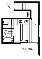NDホーム サンタモニカ(ワンルーム/3階)の間取り写真