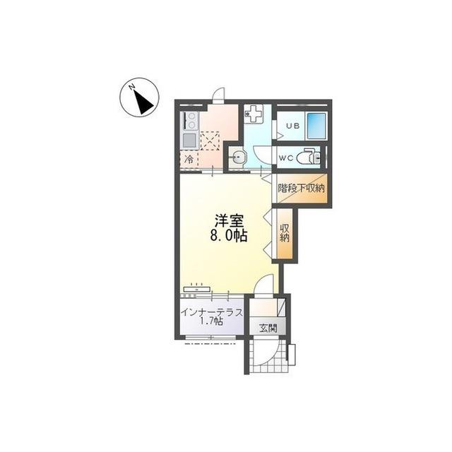 大曽根原町アパート2(1K/1階)の間取り写真