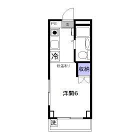 レジデンスホンダ(ワンルーム/3階)の間取り写真