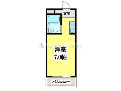 新深江CTスクエア(ワンルーム/6階)の間取り写真