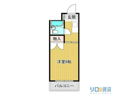 DO東三国I(1K/2階)の間取り写真