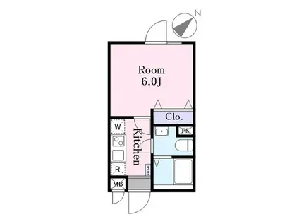 VISTA町屋(1K/3階)の間取り写真