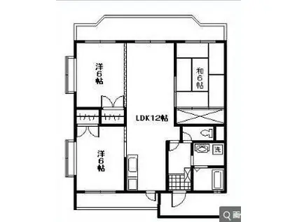 ルミエールJ(3LDK/2階)の間取り写真