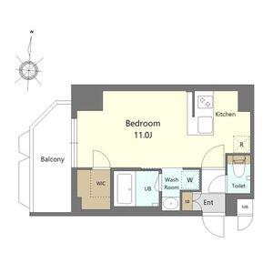 S-RESIDENCE高岳BRESA(ワンルーム/5階)の間取り写真