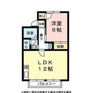 セジュール969C(1LDK/1階)の間取り写真