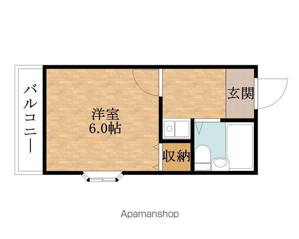 レンパレス浜名(ワンルーム/1階)の間取り写真