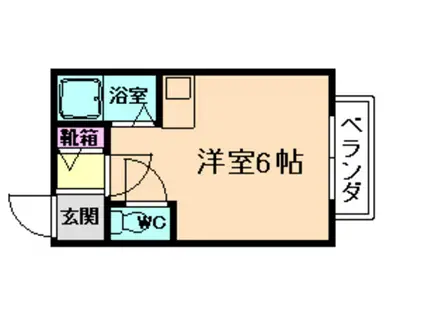 イーズマンションファイブ(ワンルーム/4階)の間取り写真