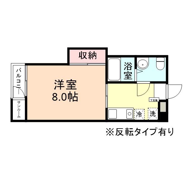 ラ・フォルテ88(1K/2階)の間取り写真