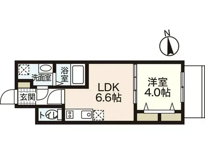 KATAYAMABLD23(1LDK/3階)の間取り写真
