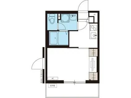 リブリ・カーサ本町西(1K/3階)の間取り写真