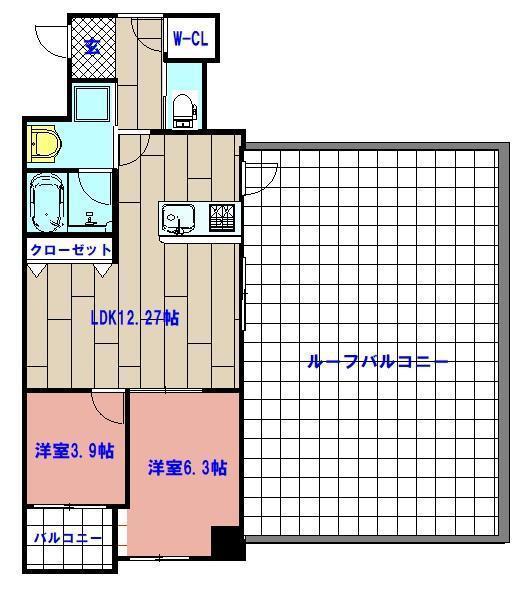 MDI SERENO JIYUGAOKA(2LDK/8階)の間取り写真