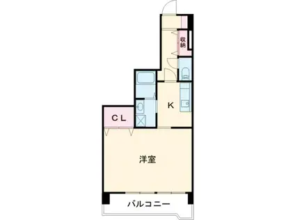 MINE PALACE(1K/5階)の間取り写真