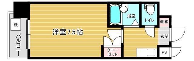 リファレンス北方I(1K/9階)の間取り写真
