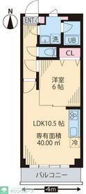 ウェルネス L(1LDK/3階)の間取り写真