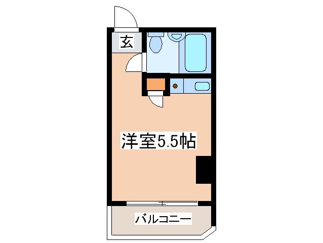 センチュリー国分寺(ワンルーム/4階)の間取り写真