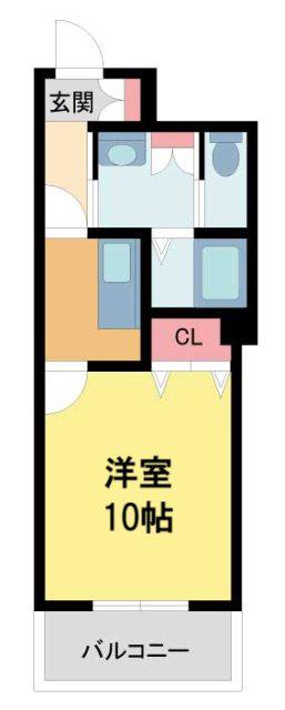 SHA MAISON LAPIS(1K/3階)の間取り写真