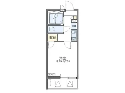 レオネクスト御影本町(1K/3階)の間取り写真