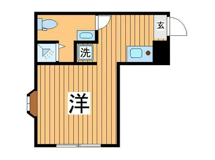 REZET柏(ワンルーム/1階)の間取り写真