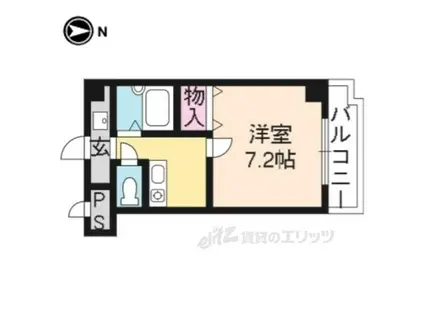 BOISVILLAGE 329(1K/3階)の間取り写真