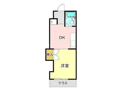 葵西BASE(1DK/1階)の間取り写真