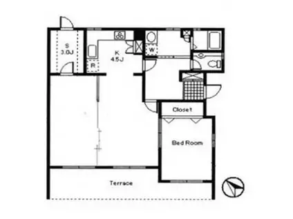 Kハウス(2LDK/1階)の間取り写真