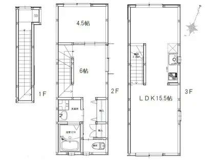 CIK24(2LDK/1階)の間取り写真