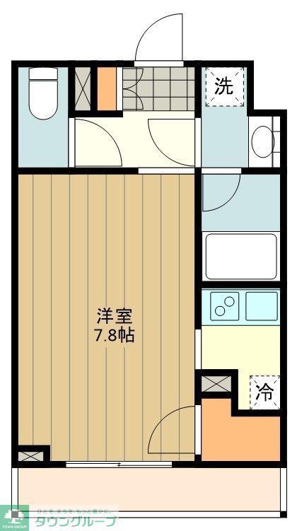 ステージグランデ八王子II(1K/14階)の間取り写真