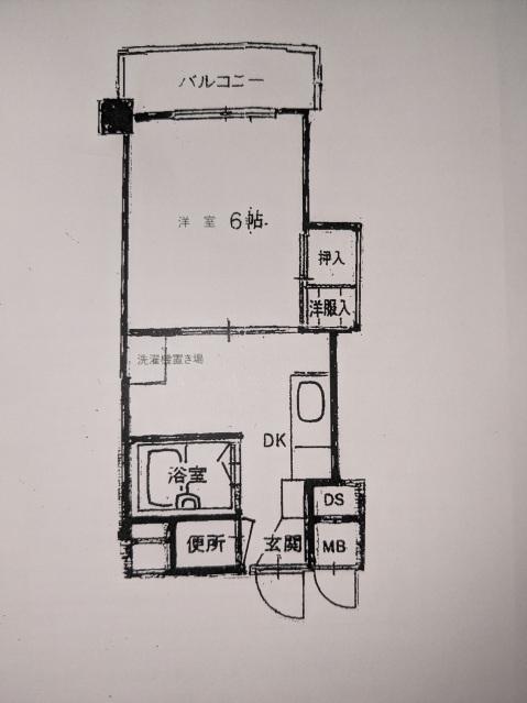 ハイムサンシルク(1DK/2階)の間取り写真