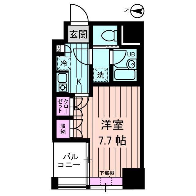 アムス馬喰町(1K/5階)の間取り写真