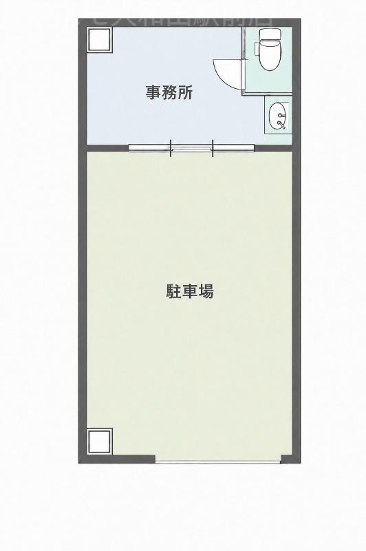 アヴェーレ早苗町(1K/1階)の間取り写真