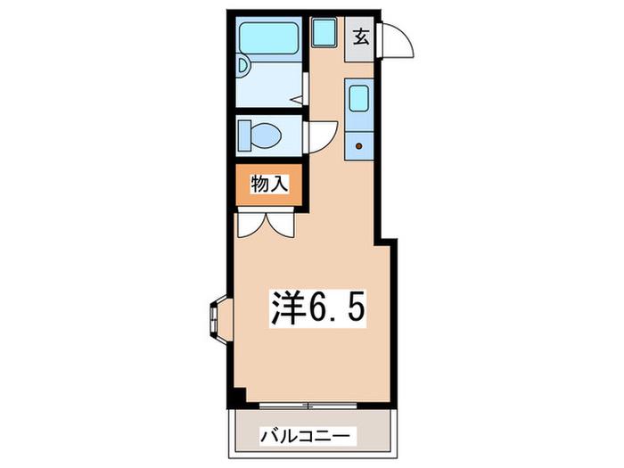 YSヴィレッジ(ワンルーム/3階)の間取り写真