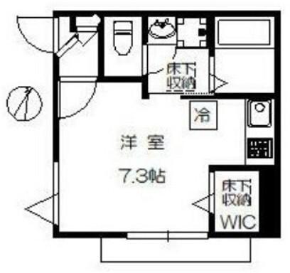 GRACERESIDENCE(ワンルーム/1階)の間取り写真
