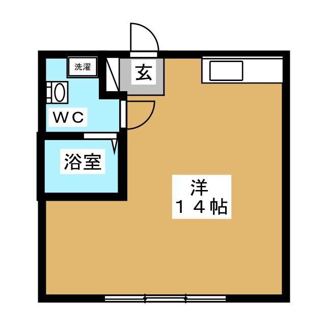 RC学芸大学(ワンルーム/4階)の間取り写真