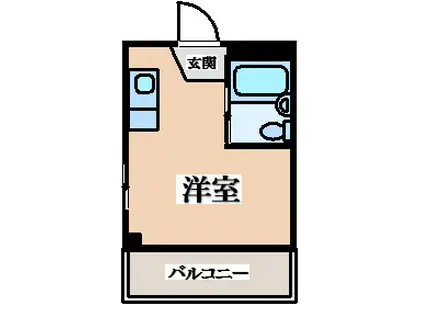 新深江CTスクエア(ワンルーム/5階)の間取り写真