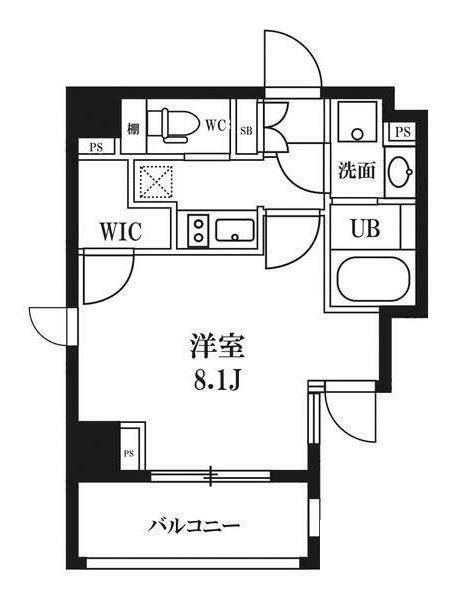 レオーネ押上キューブ(1K/5階)の間取り写真