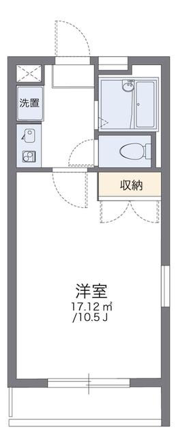 レオパレスIZUMI(1K/1階)の間取り写真