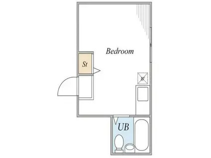 シティコーポ(ワンルーム/3階)の間取り写真