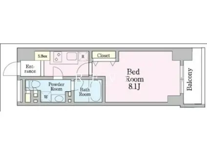 グランプラス千駄木(1K/10階)の間取り写真